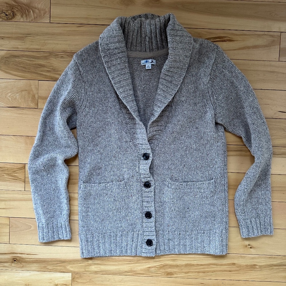 Classic Ragg Wool Sweater, Cardigan